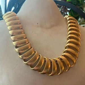 Heavy Duty Gold Linked Metal Necklace